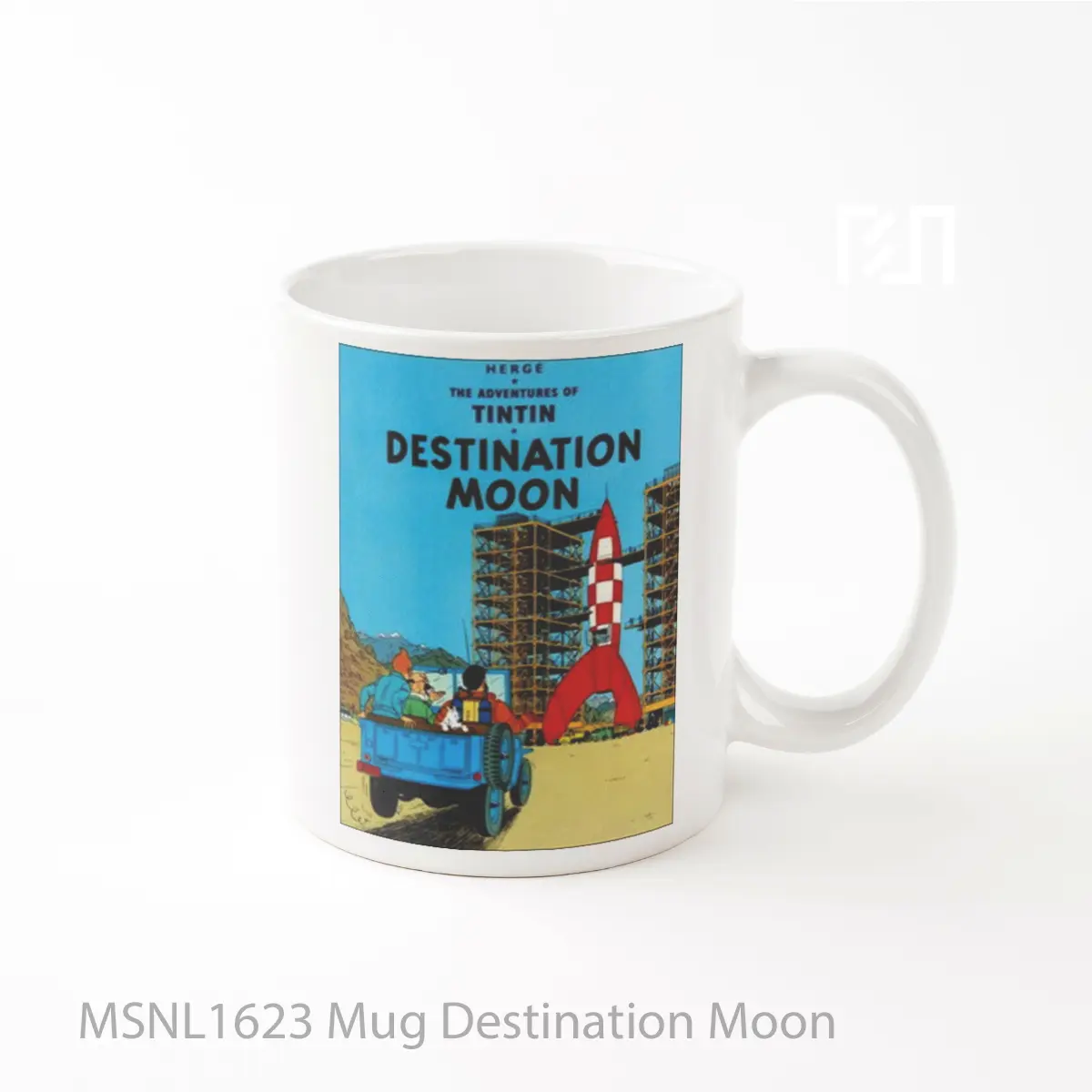 Mug Destination Moon Gelas Keramik Tema Film MSNL1623