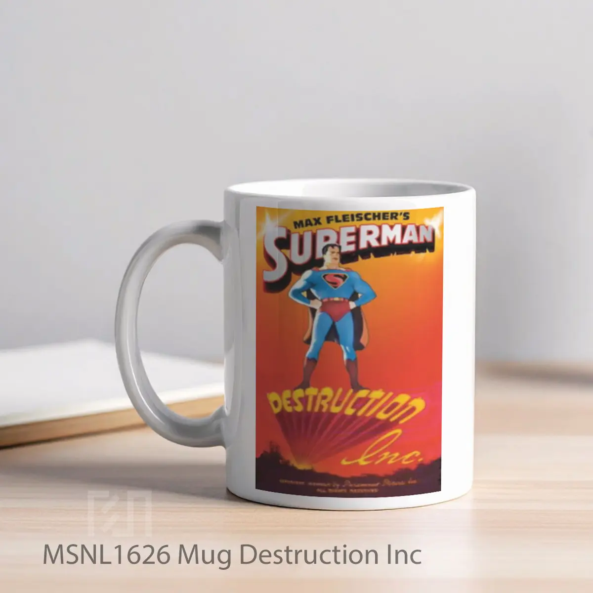 Mug Destruction Inc Gelas Keramik Tema Film MSNL1626 - Tampak Kiri