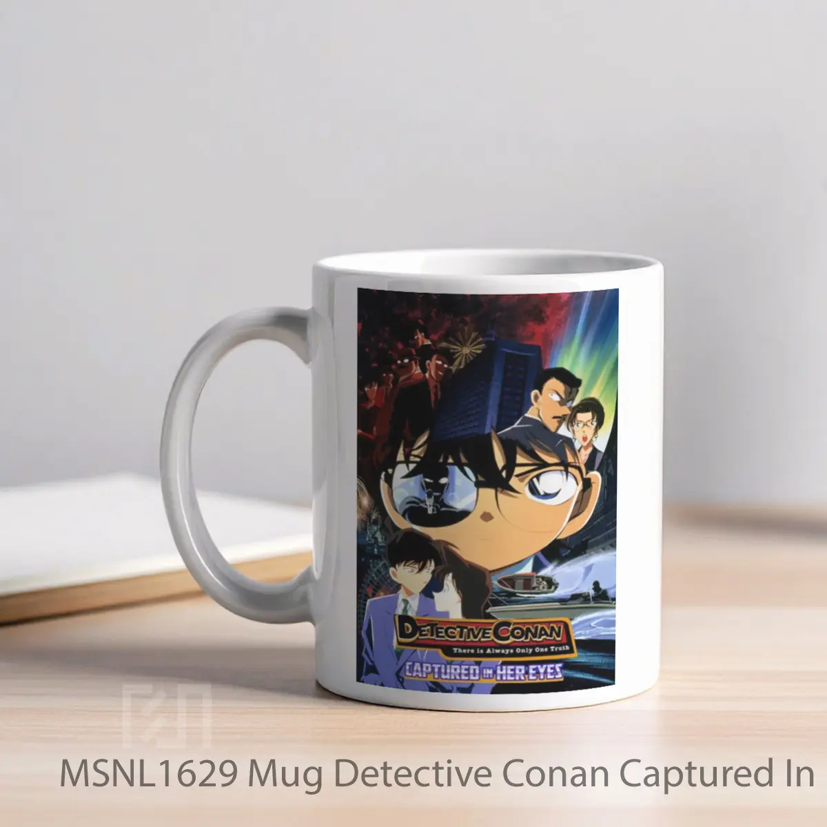 Mug Detective Conan Captured In Her Eyes Gelas Keramik Tema Film MSNL1629 - Tampak Kiri