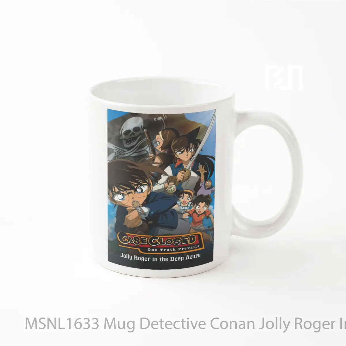 Mug Detective Conan Jolly Roger In The Deep Azure Gelas Keramik Tema Film MSNL1633