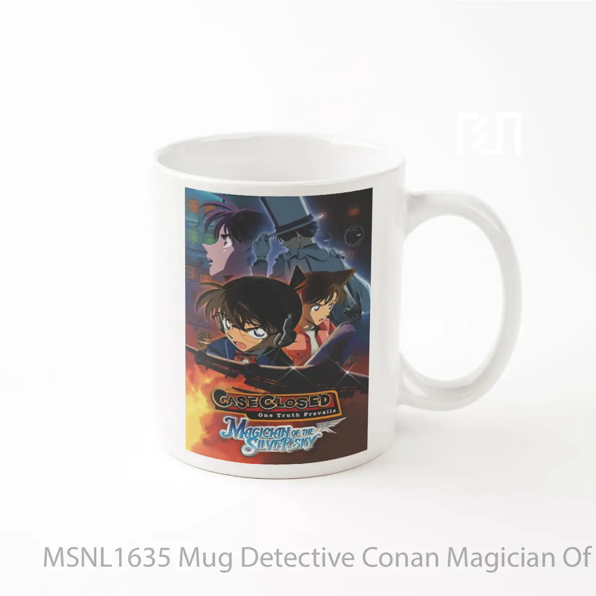 Mug Detective Conan Magician Of The Silver Sky Gelas Keramik Tema Film MSNL1635