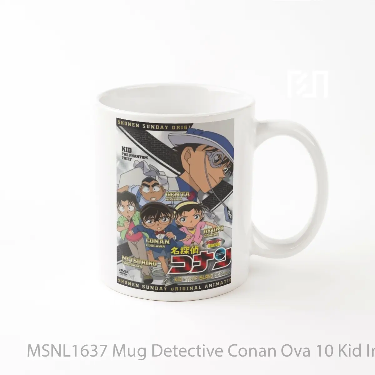 Mug Detective Conan Ova 10 Kid In Trap Island Gelas Keramik Tema Film MSNL1637