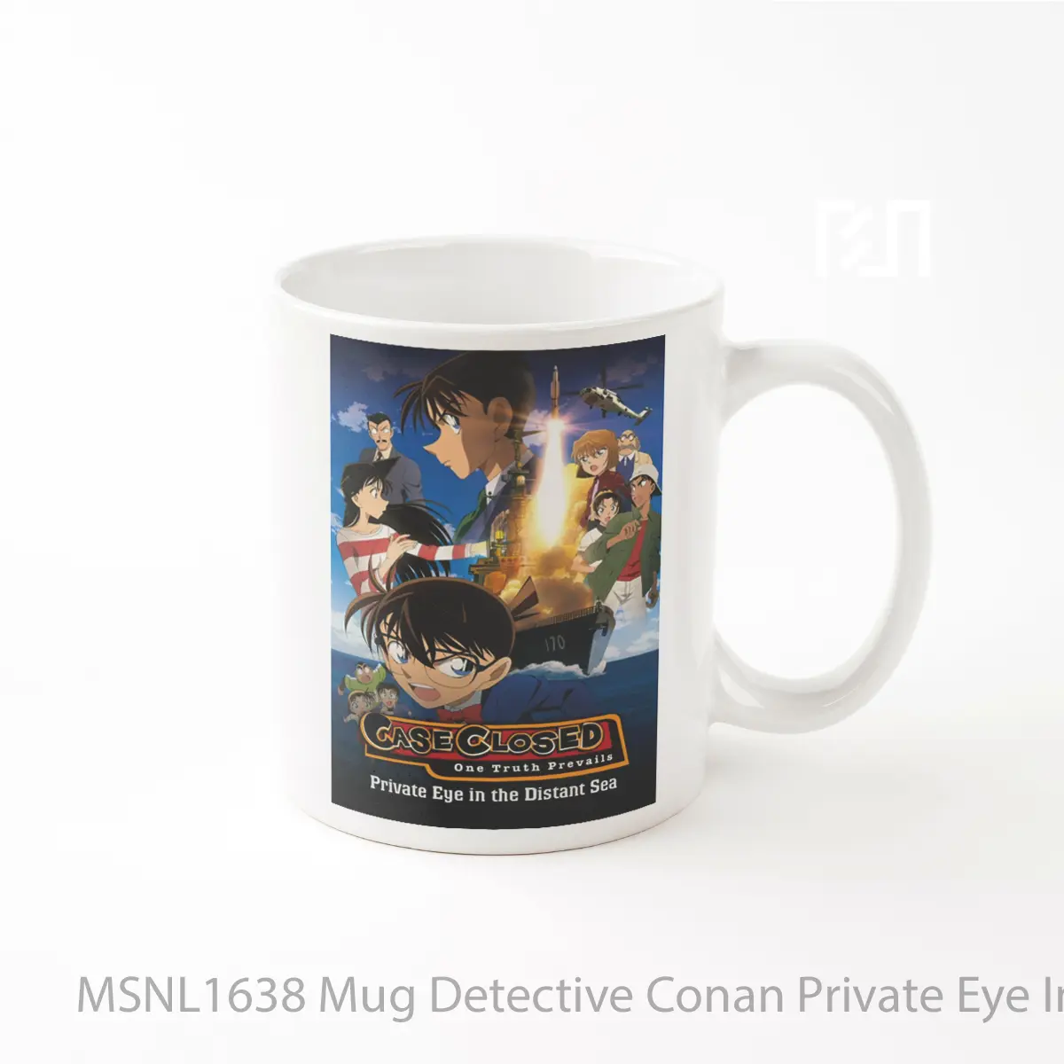 Mug Detective Conan Private Eye In The Distant Sea Gelas Keramik Tema Film MSNL1638