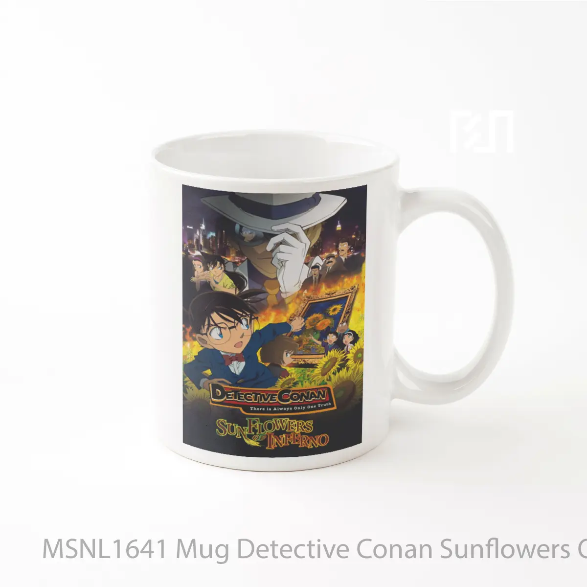 Mug Detective Conan Sunflowers Of Inferno Gelas Keramik Tema Film MSNL1641