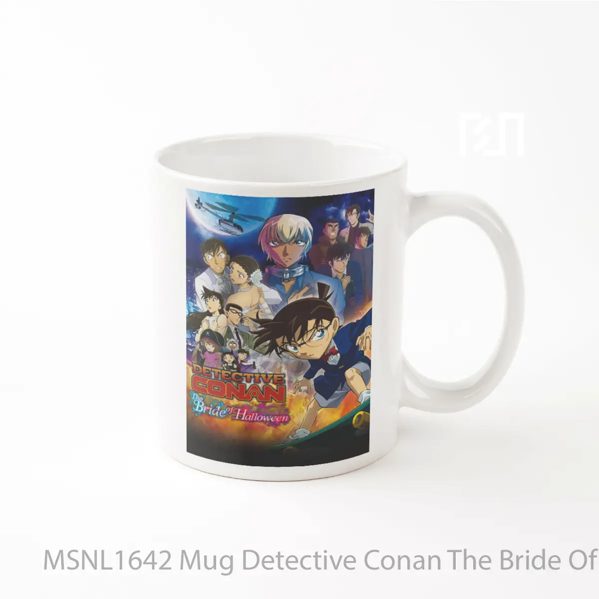 Mug Detective Conan The Bride Of Halloween Gelas Keramik Tema Film MSNL1642