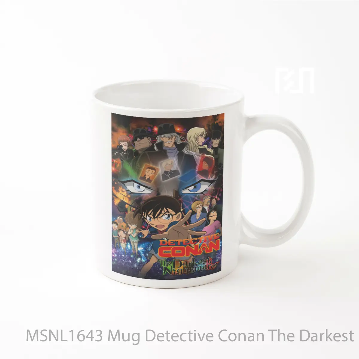 Mug Detective Conan The Darkest Nightmare Gelas Keramik Tema Film MSNL1643