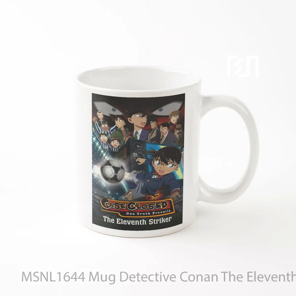 Mug Detective Conan The Eleventh Striker Gelas Keramik Tema Film MSNL1644