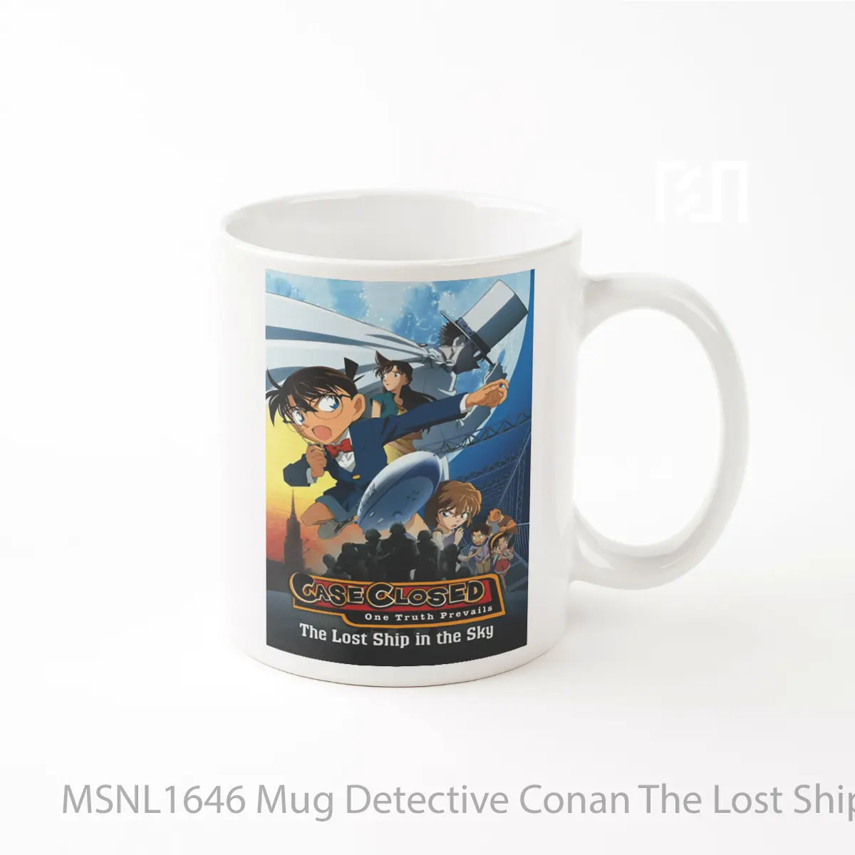 Mug Detective Conan The Lost Ship In The Sky Gelas Keramik Tema Film MSNL1646