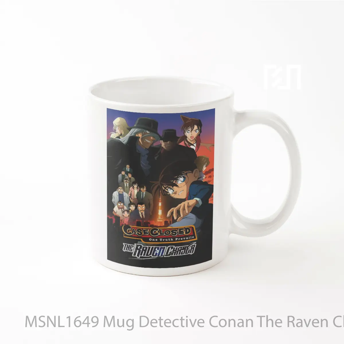 Mug Detective Conan The Raven Chaser Gelas Keramik Tema Film MSNL1649