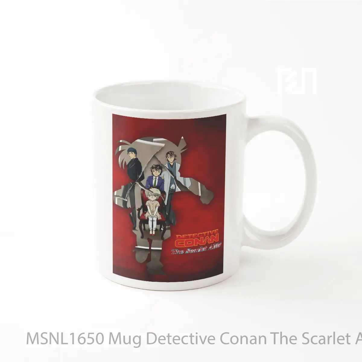 Mug Detective Conan The Scarlet Alibi Gelas Keramik Tema Film MSNL1650