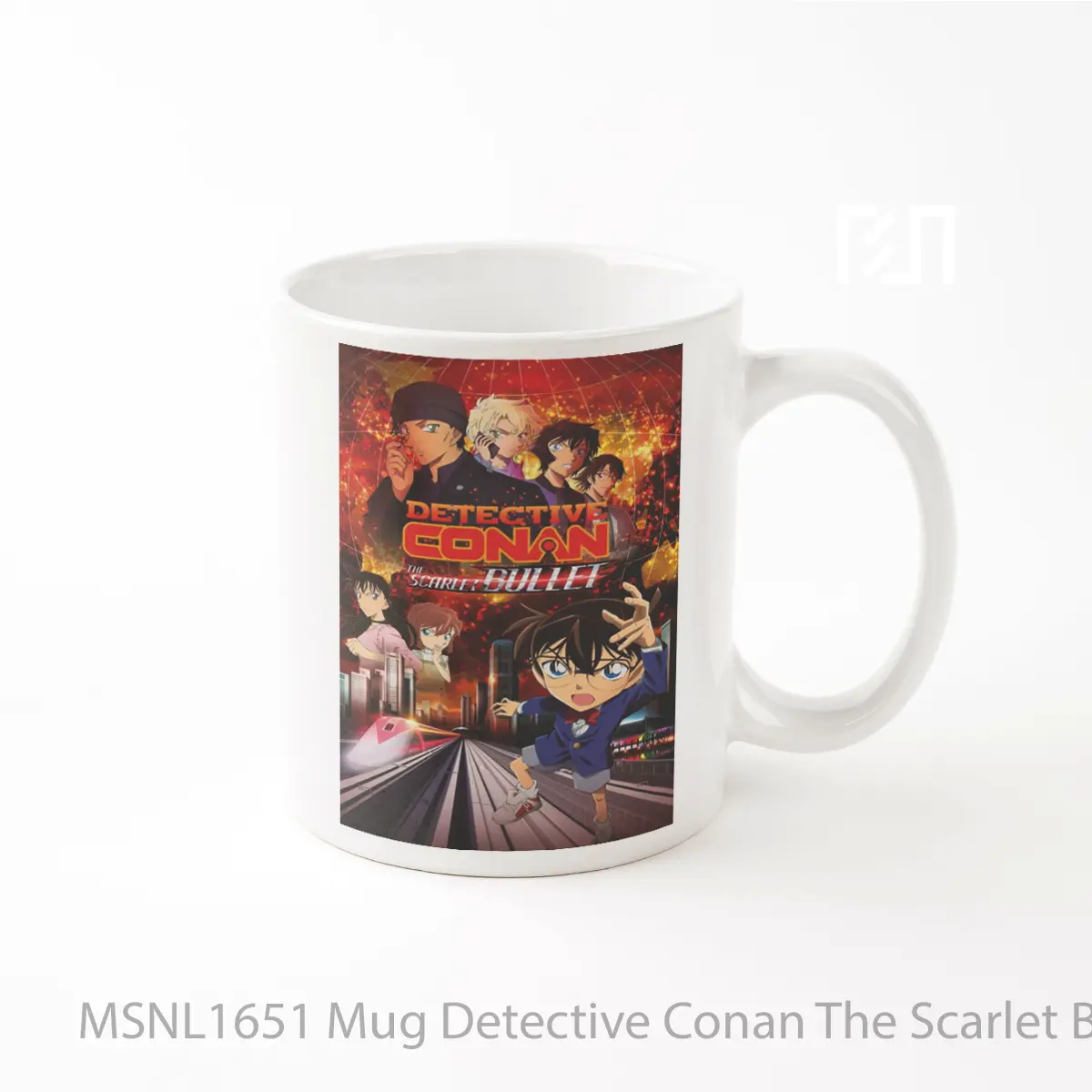 Mug Detective Conan The Scarlet Bullet Gelas Keramik Tema Film MSNL1651