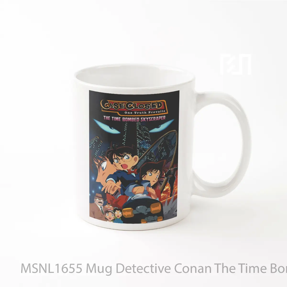 Mug Detective Conan The Time Bombed Skyscraper Gelas Keramik Tema Film MSNL1655