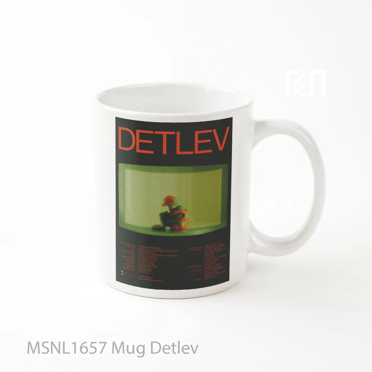 Mug Detlev Gelas Keramik Tema Film MSNL1657