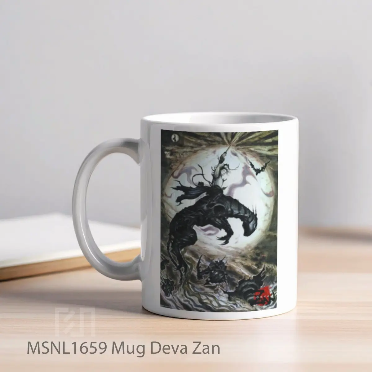 Mug Deva Zan Gelas Keramik Tema Film MSNL1659 - Tampak Kiri