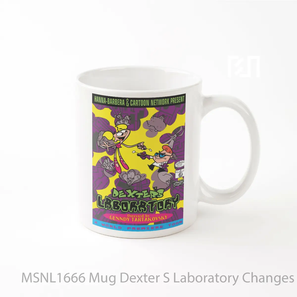 Mug Dexter S Laboratory Changes Gelas Keramik Tema Film MSNL1666