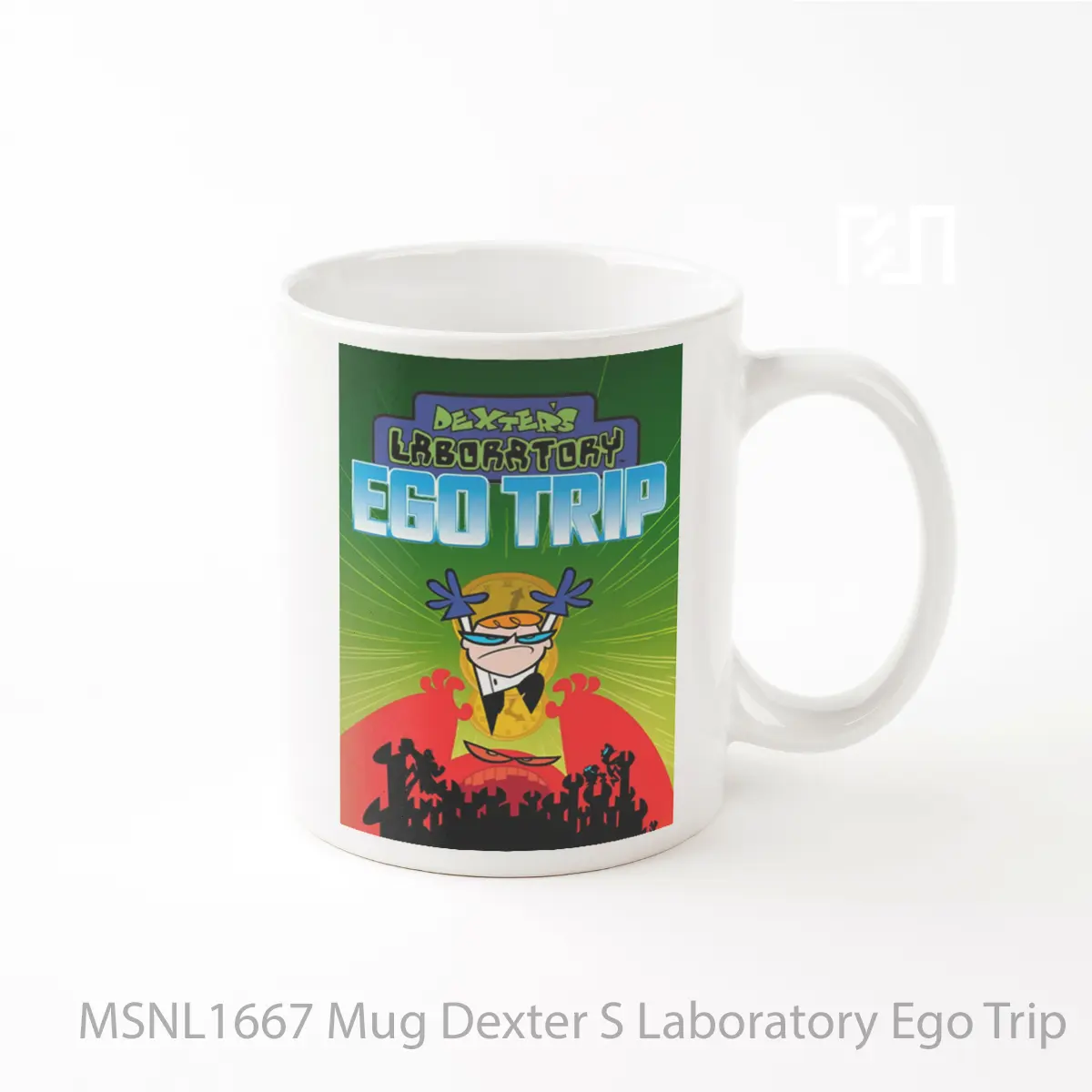 Mug Dexter S Laboratory Ego Trip Gelas Keramik Tema Film MSNL1667