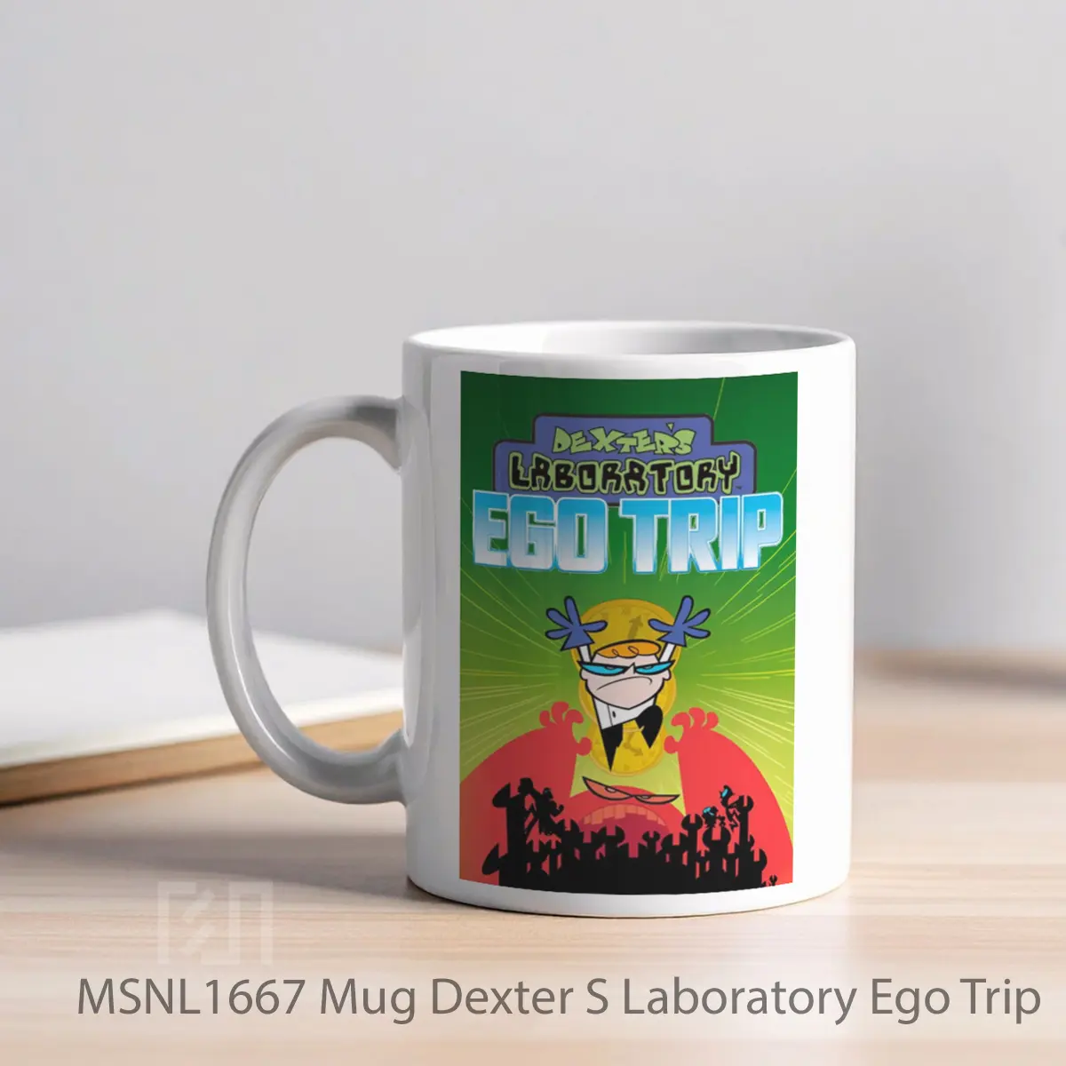 Mug Dexter S Laboratory Ego Trip Gelas Keramik Tema Film MSNL1667 - Tampak Kiri