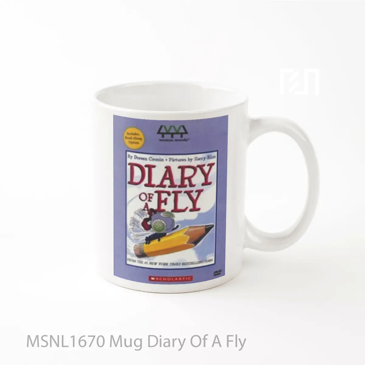 Mug Diary Of A Fly Gelas Keramik Tema Film MSNL1670