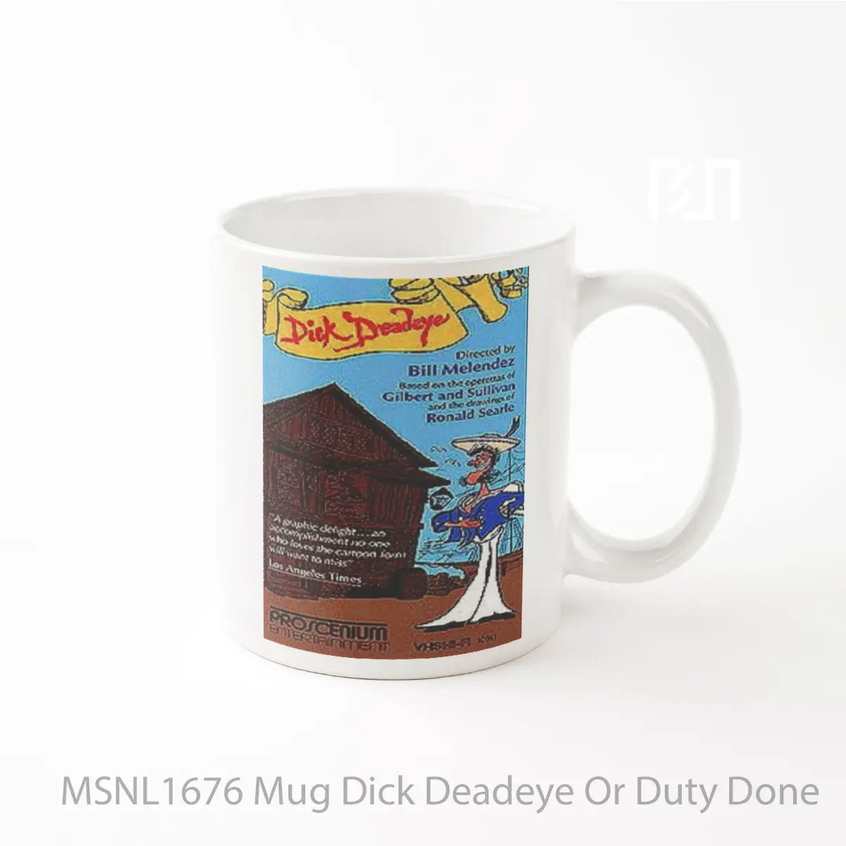 Mug Dick Deadeye Or Duty Done Gelas Keramik Tema Film MSNL1676