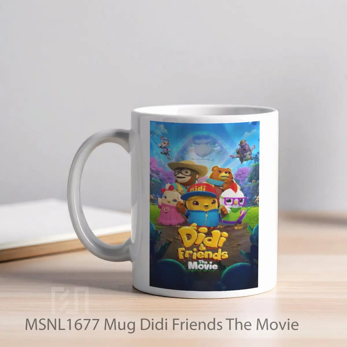 Mug Didi Friends The Movie Gelas Keramik Tema Film MSNL1677 - Tampak Kiri