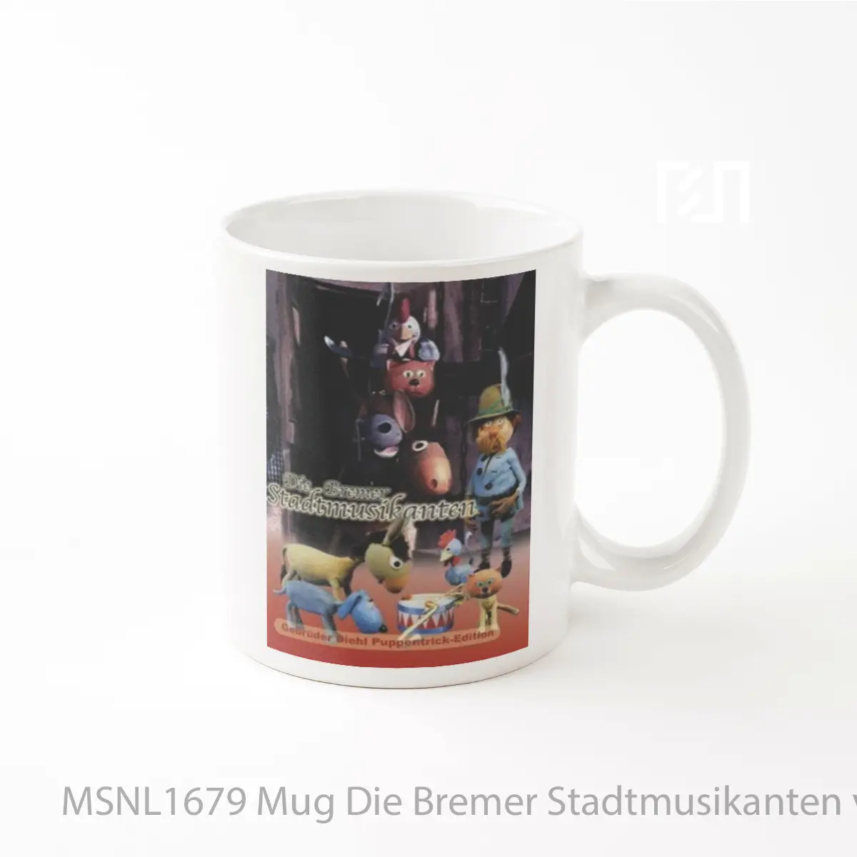 Mug Die Bremer Stadtmusikanten V1 Gelas Keramik Tema Film MSNL1679