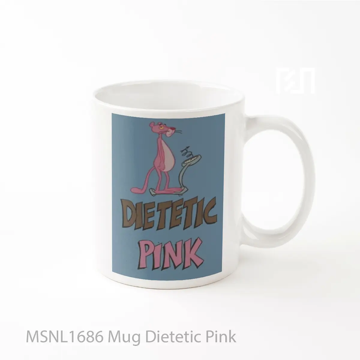 Mug Dietetic Pink Gelas Keramik Tema Film MSNL1686