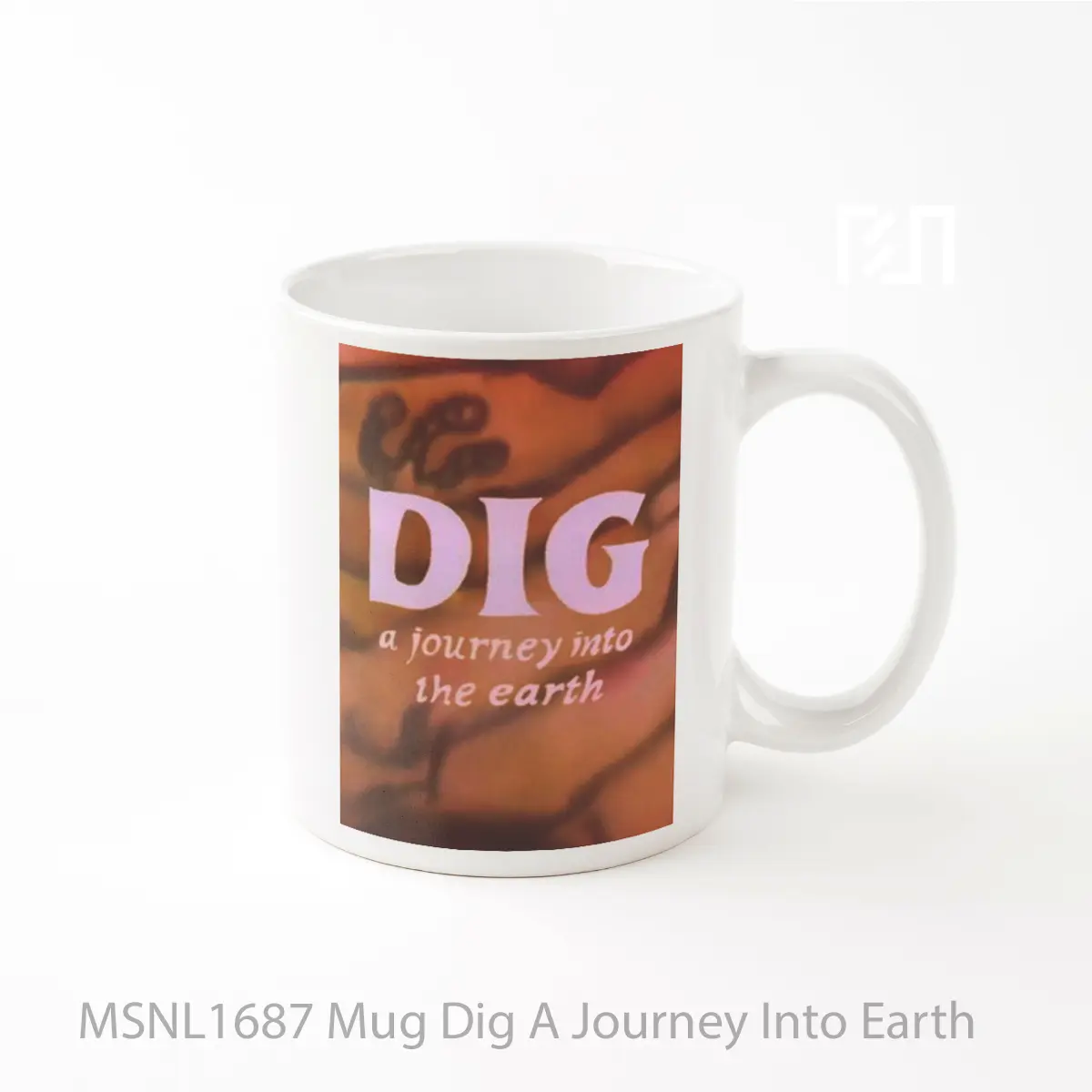 Mug Dig A Journey Into Earth Gelas Keramik Tema Film MSNL1687