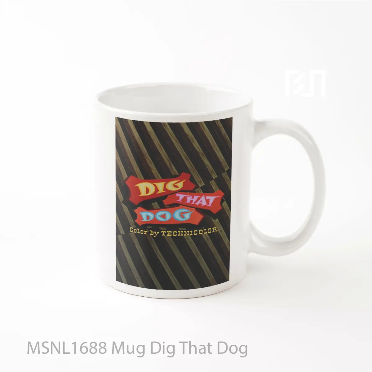 Mug Dig That Dog Gelas Keramik Tema Film MSNL1688