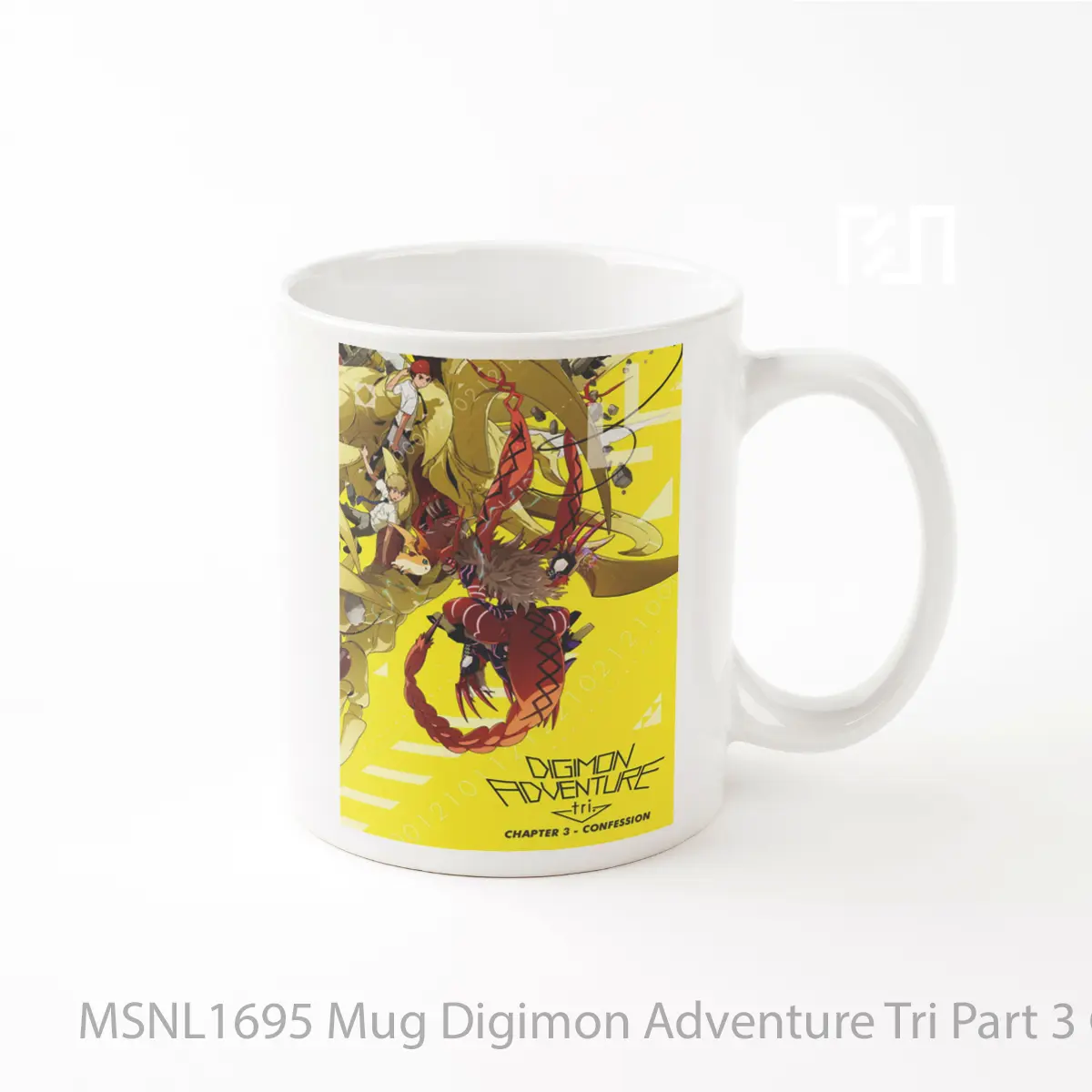 Mug Digimon Adventure Tri Part 3 Confession Gelas Keramik Tema Film MSNL1695