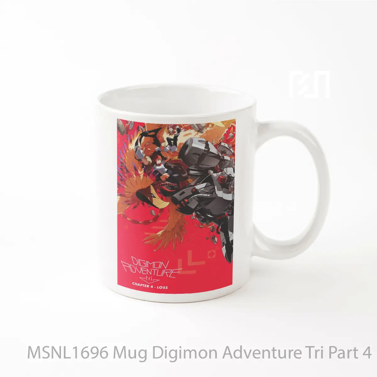 Mug Digimon Adventure Tri Part 4 Loss Gelas Keramik Tema Film MSNL1696