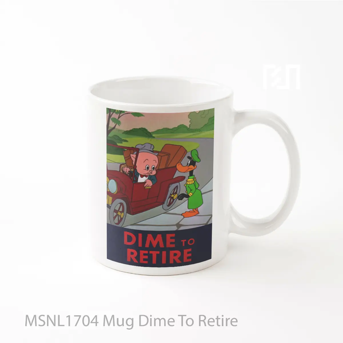 Mug Dime To Retire Gelas Keramik Tema Film MSNL1704