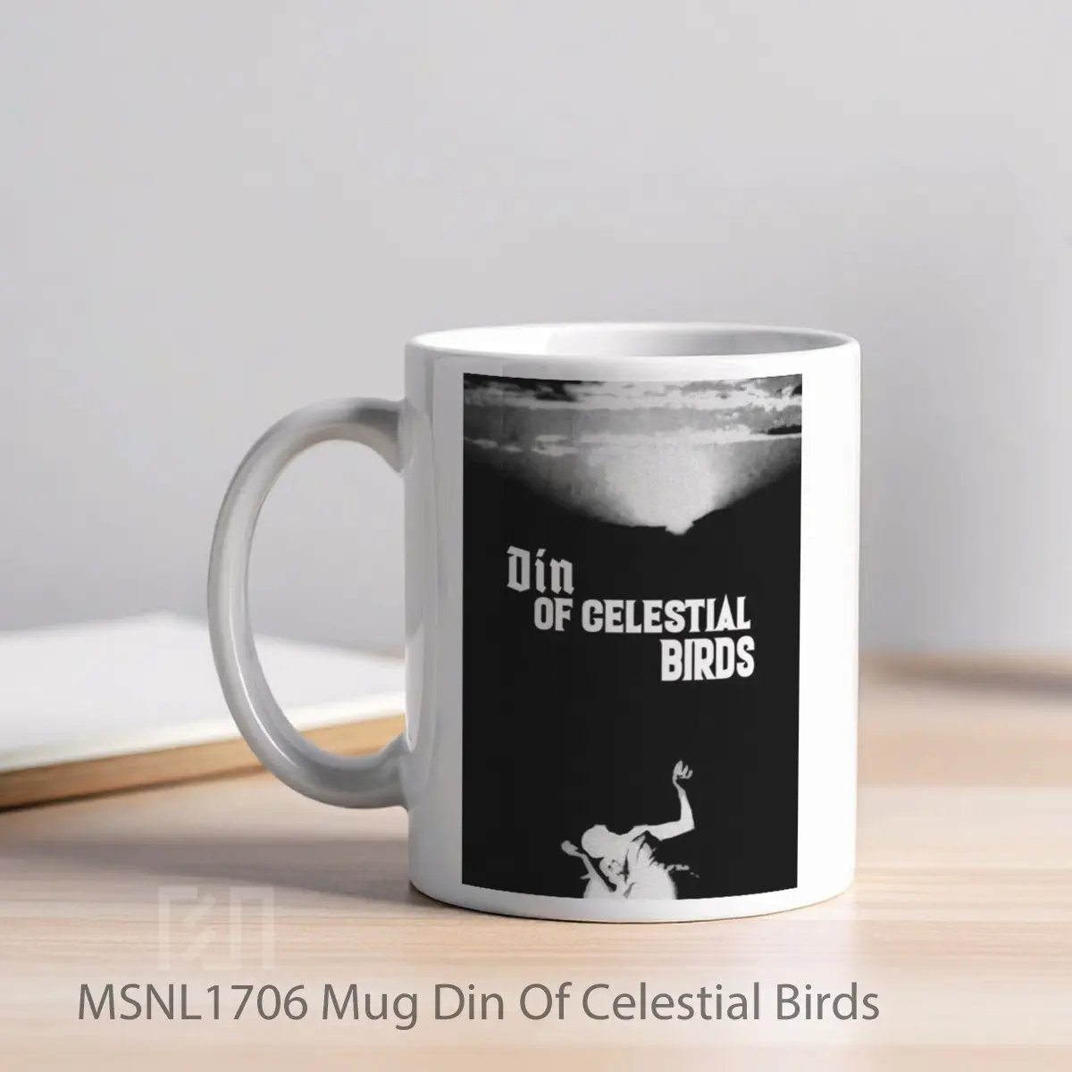 Mug Din Of Celestial Birds Gelas Keramik Tema Film MSNL1706 - Tampak Kiri