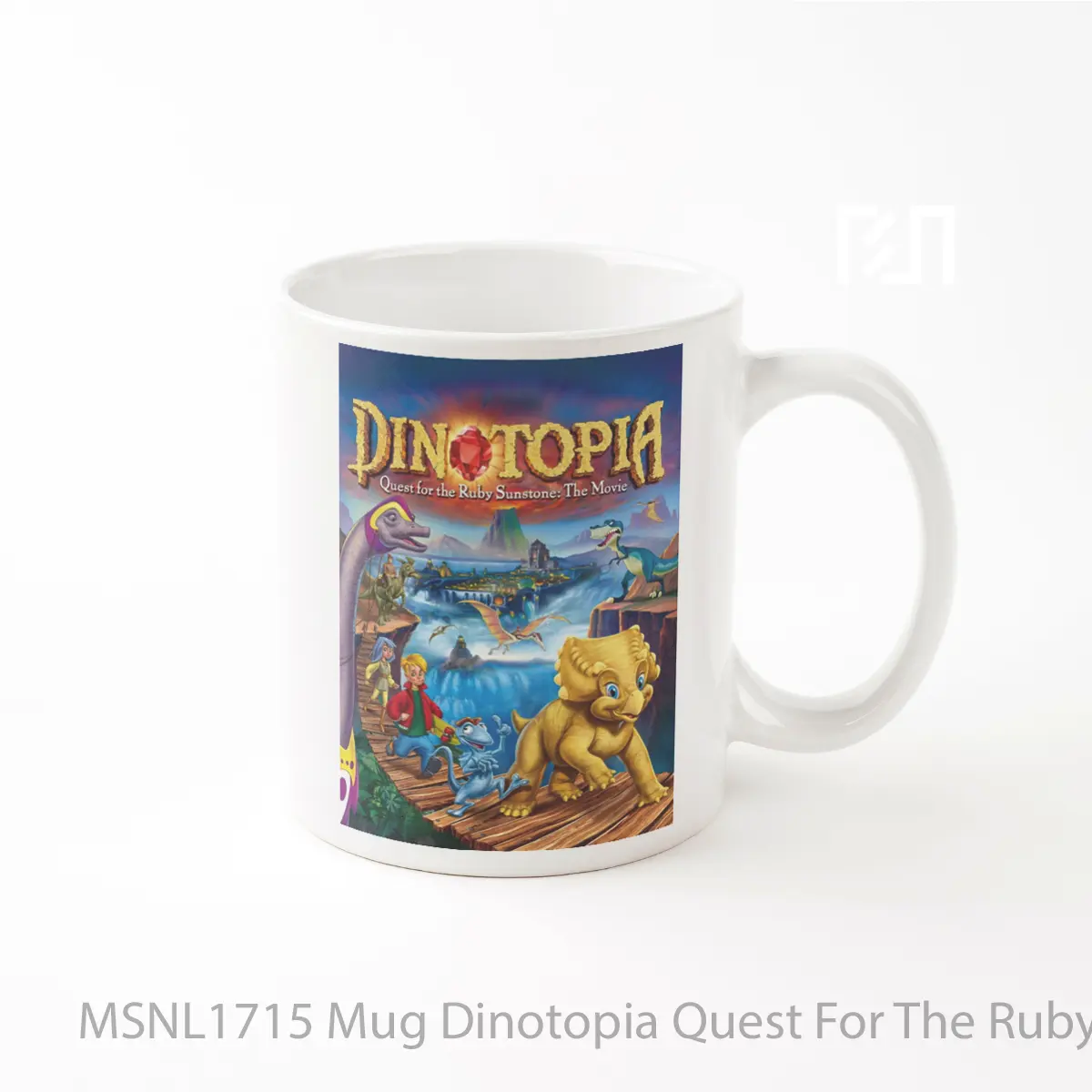 Mug Dinotopia Quest For The Ruby Sunstone Gelas Keramik Tema Film MSNL1715
