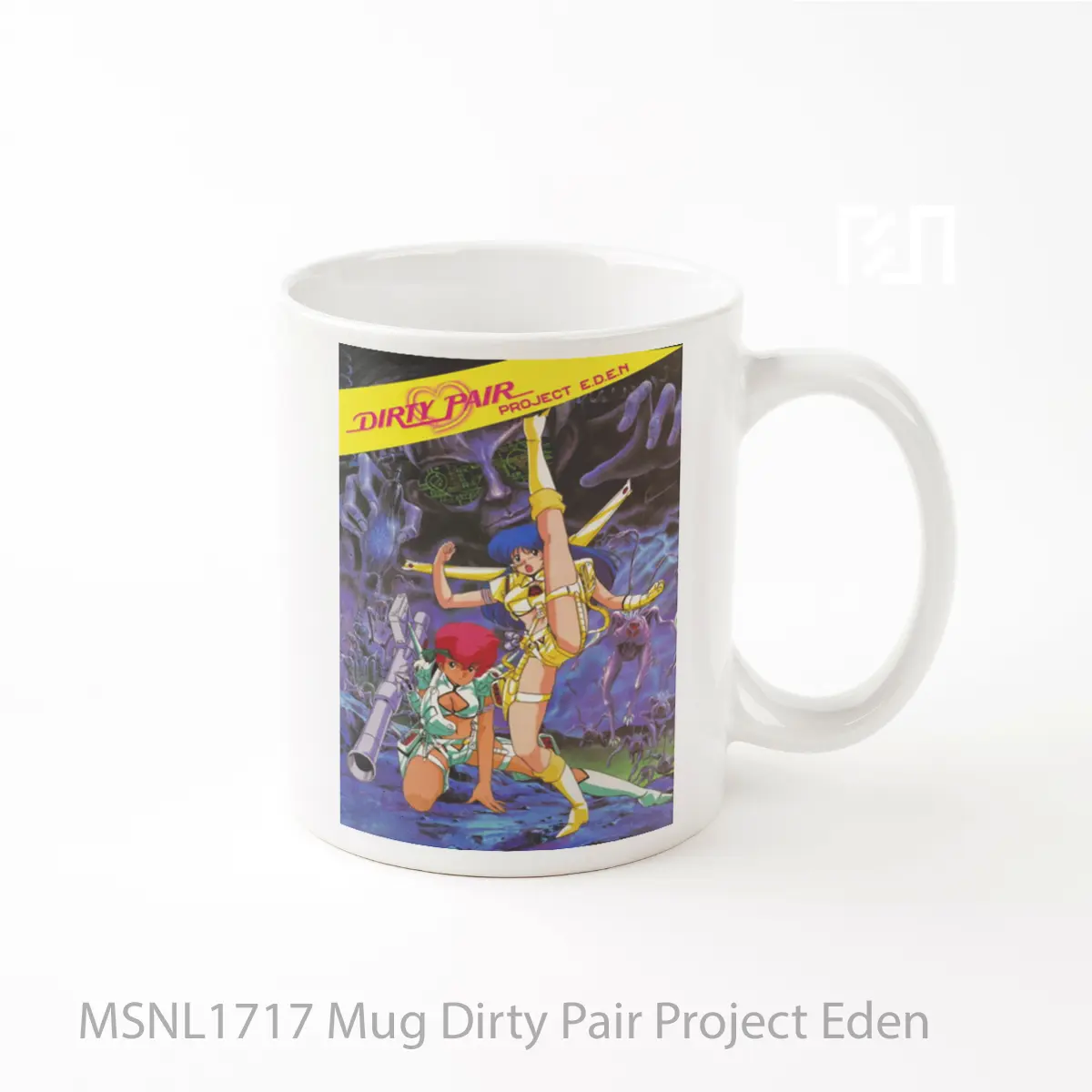 Mug Dirty Pair Project Eden Gelas Keramik Tema Film MSNL1717