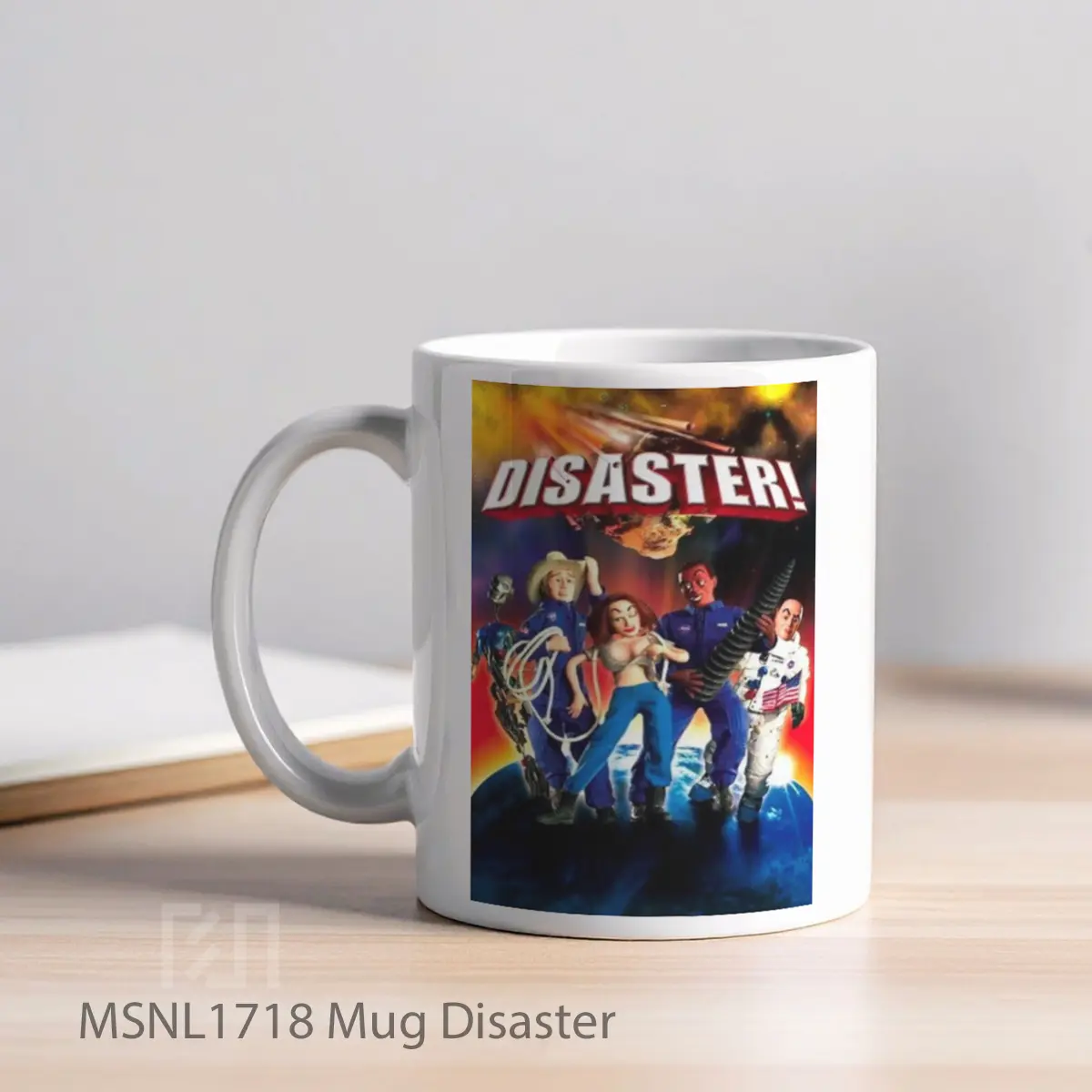 Mug Disaster Gelas Keramik Tema Film MSNL1718 - Tampak Kiri