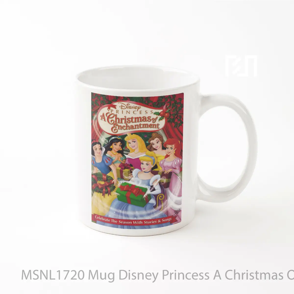 Mug Disney Princess A Christmas Of Enchantment Gelas Keramik Tema Film MSNL1720