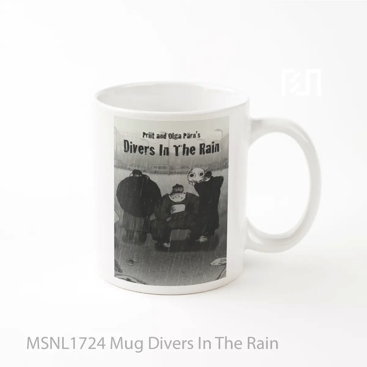 Mug Divers In The Rain Gelas Keramik Tema Film MSNL1724