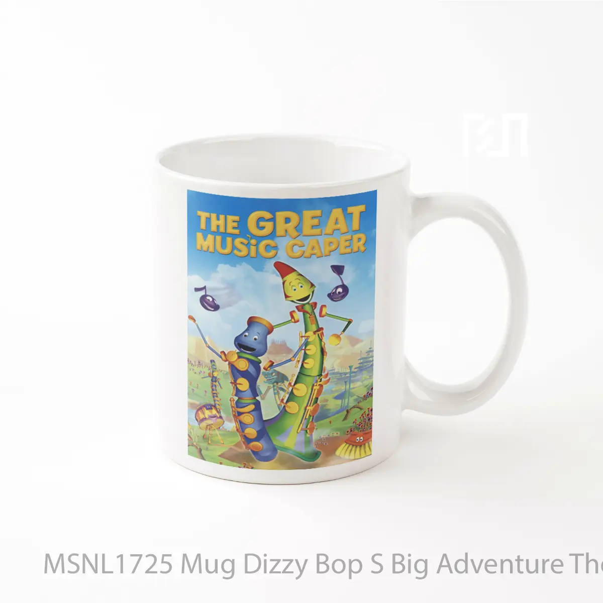 Mug Dizzy Bop S Big Adventure The Great Music Caper Gelas Keramik Tema Film MSNL1725