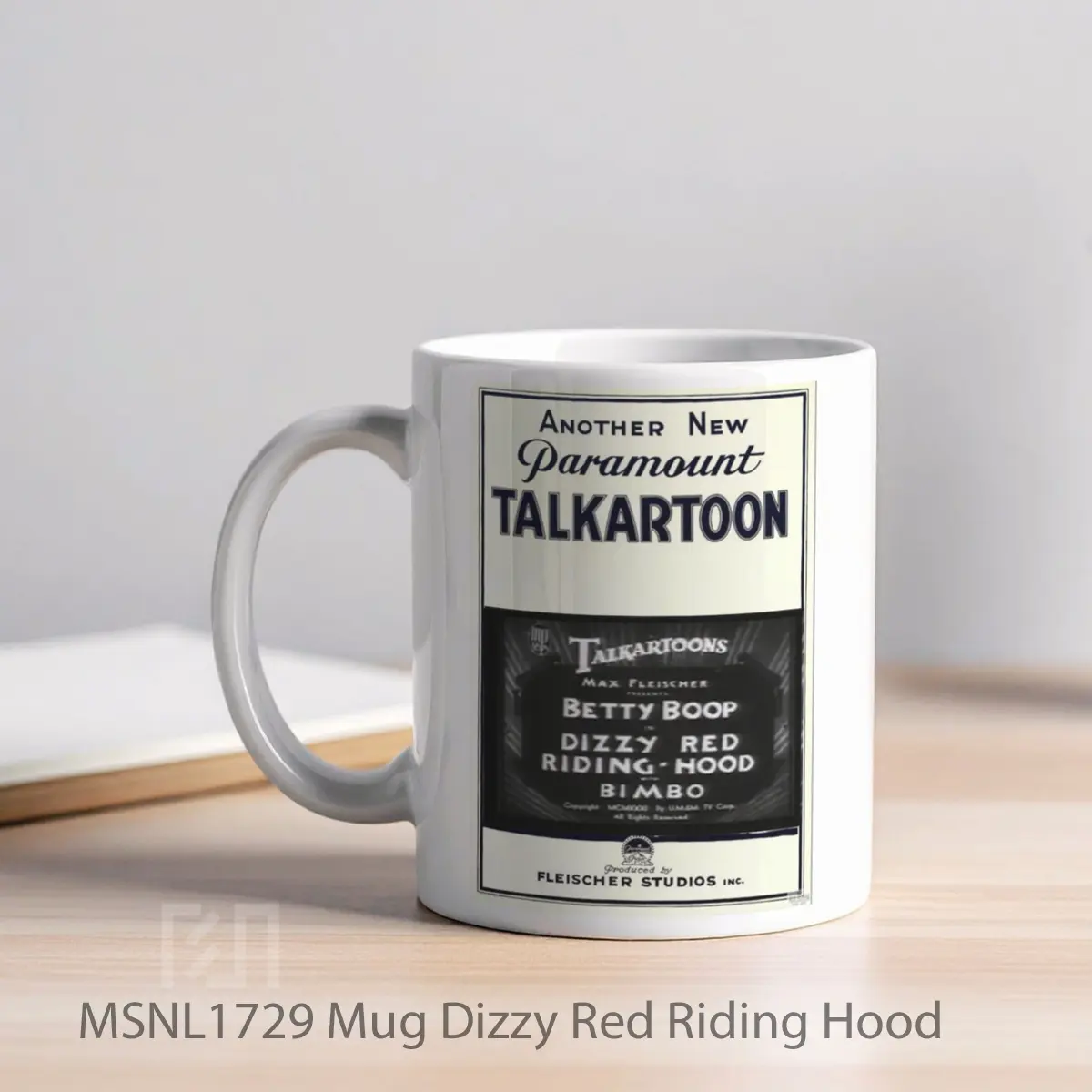 Mug Dizzy Red Riding Hood Gelas Keramik Tema Film MSNL1729 - Tampak Kiri
