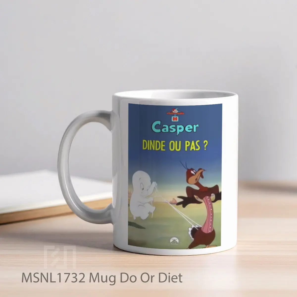 Mug Do Or Diet Gelas Keramik Tema Film MSNL1732 - Tampak Kiri