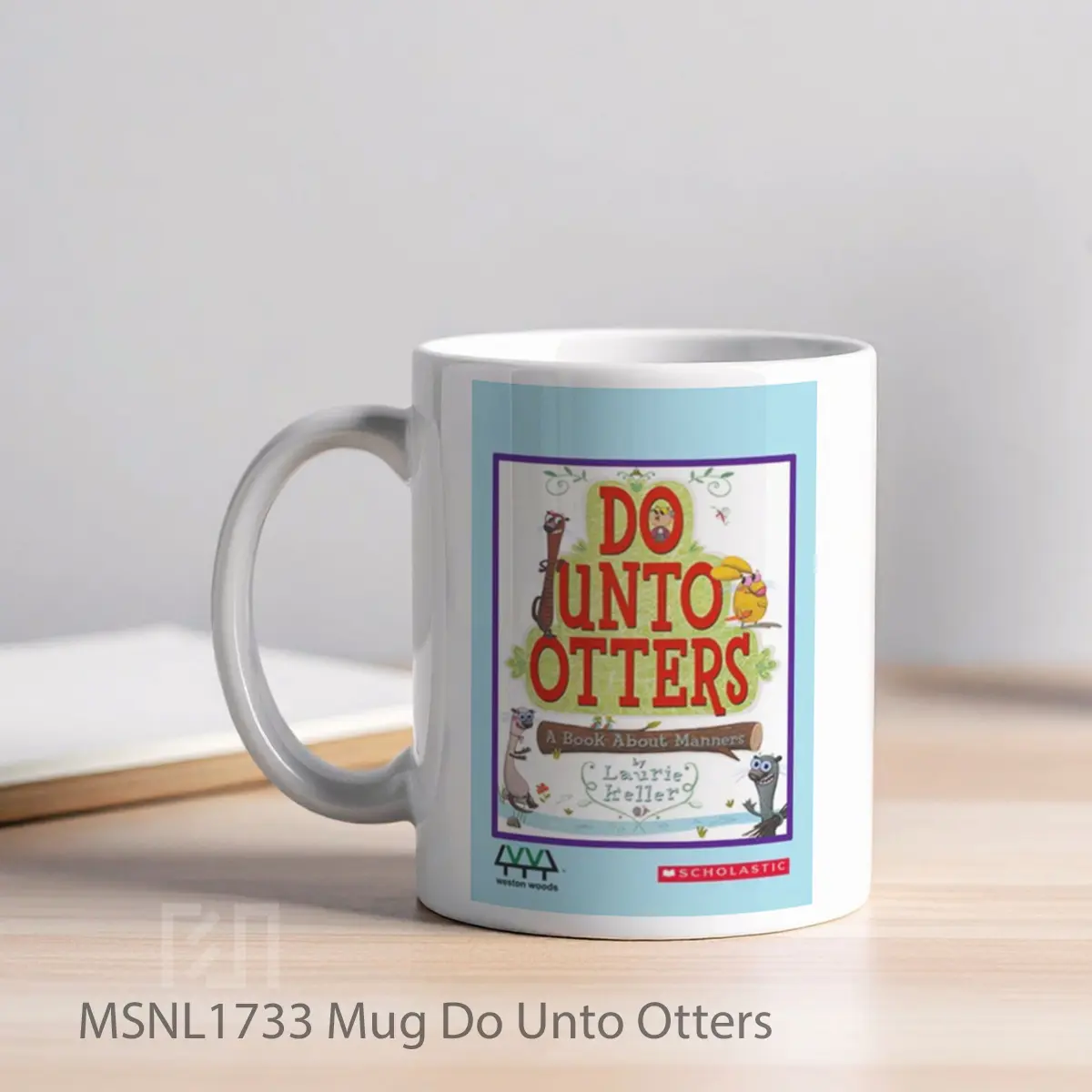 Mug Do Unto Otters Gelas Keramik Tema Film MSNL1733 - Tampak Kiri