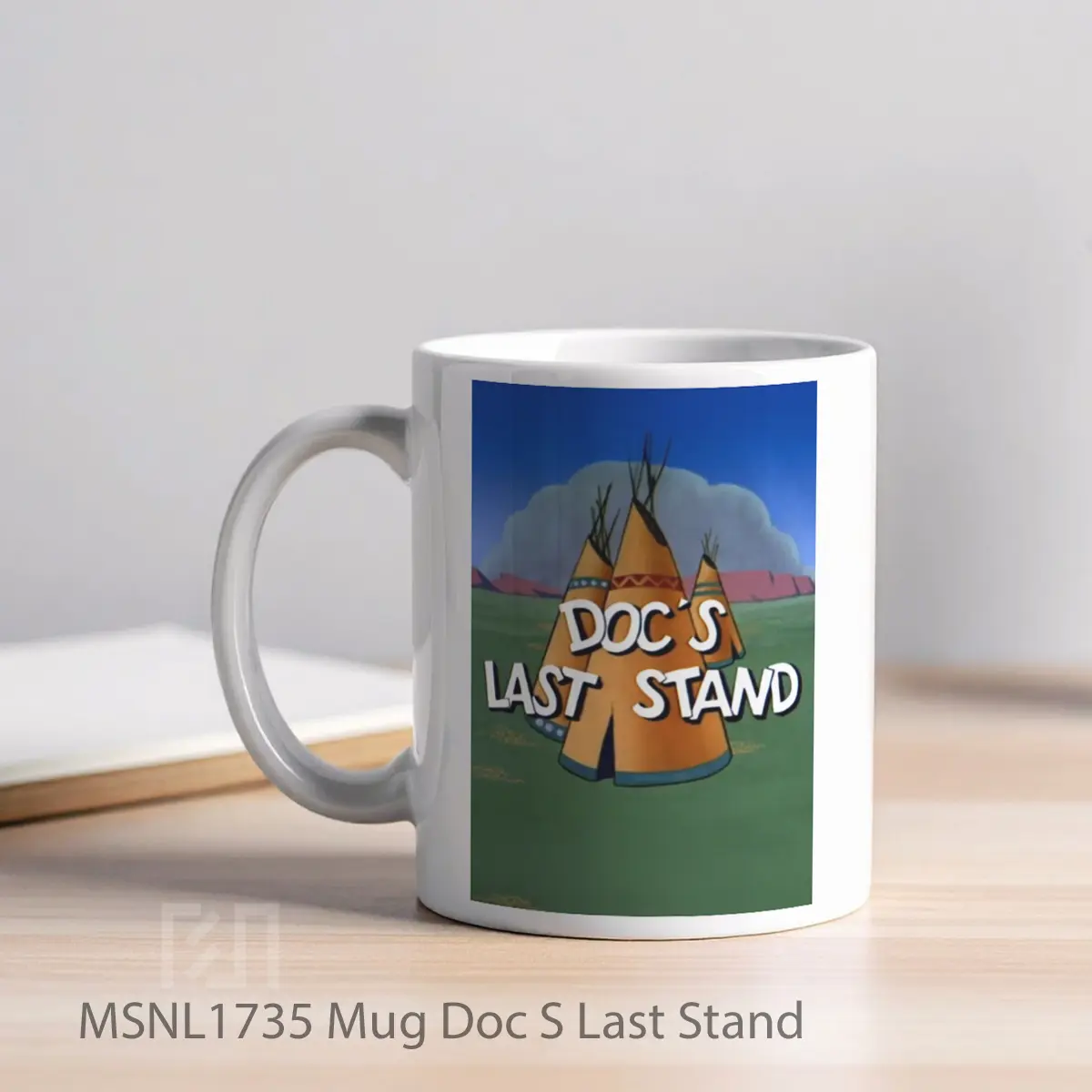 Mug Doc S Last Stand Gelas Keramik Tema Film MSNL1735 - Tampak Kiri