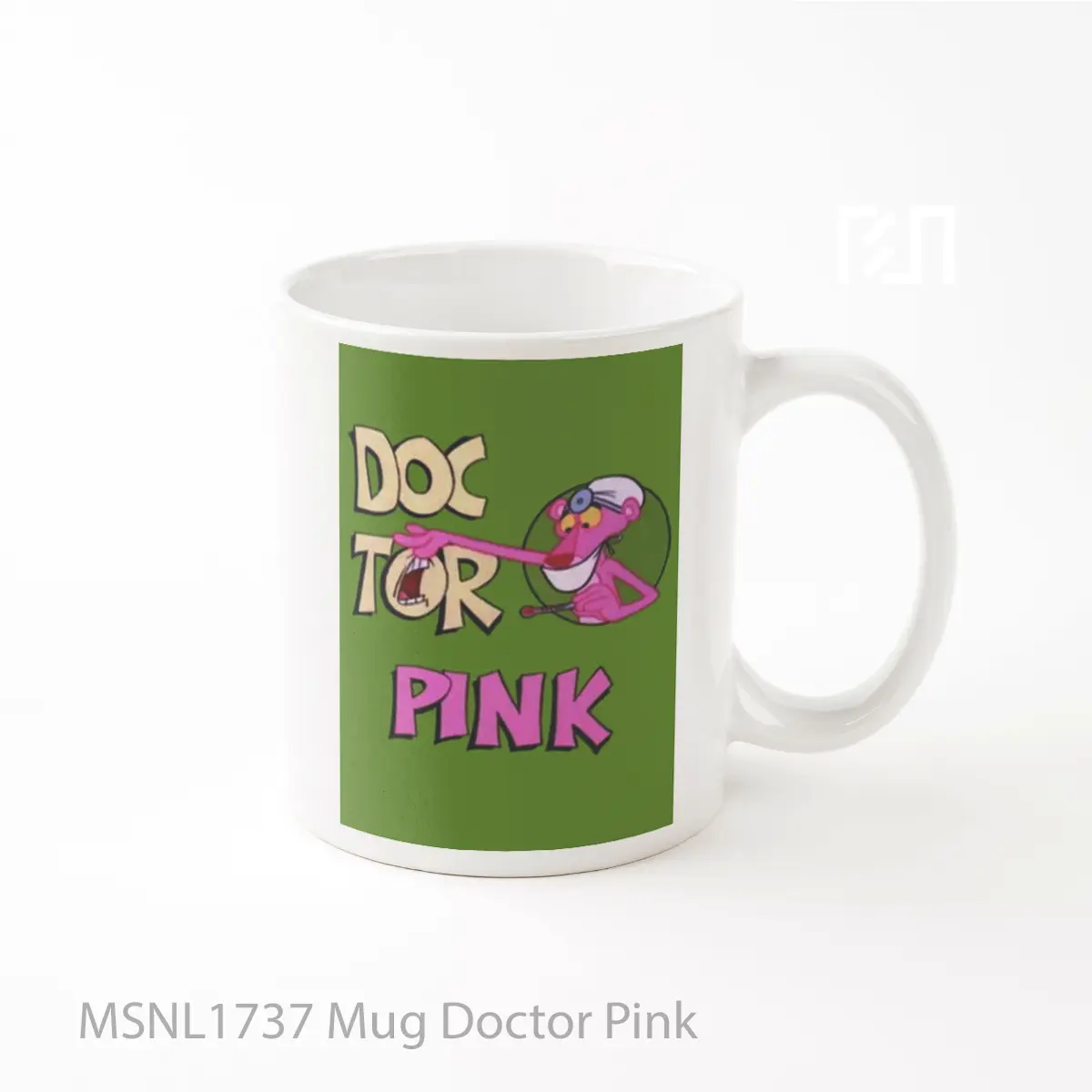 Mug Doctor Pink Gelas Keramik Tema Film MSNL1737