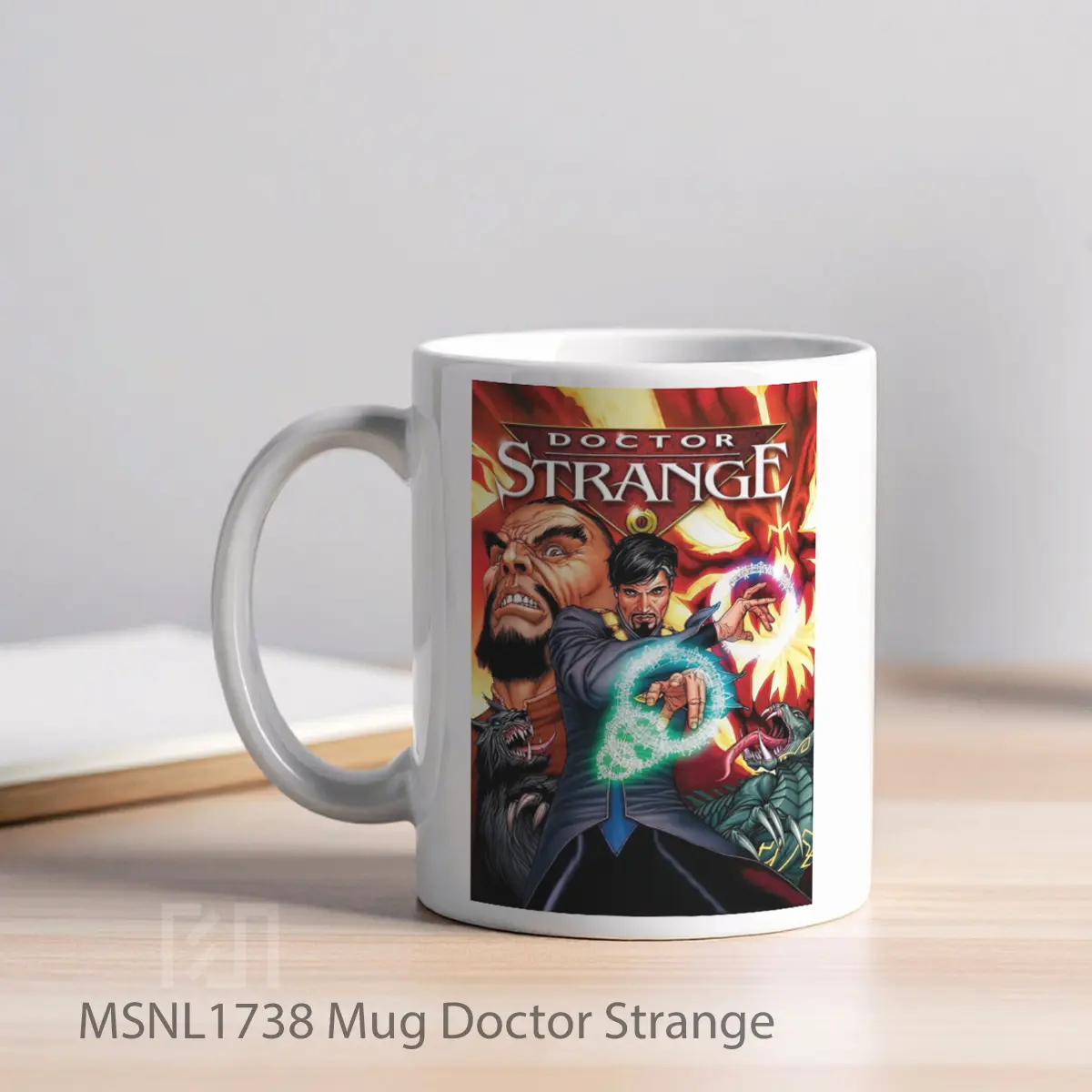 Mug Doctor Strange Gelas Keramik Tema Film MSNL1738 - Tampak Kiri