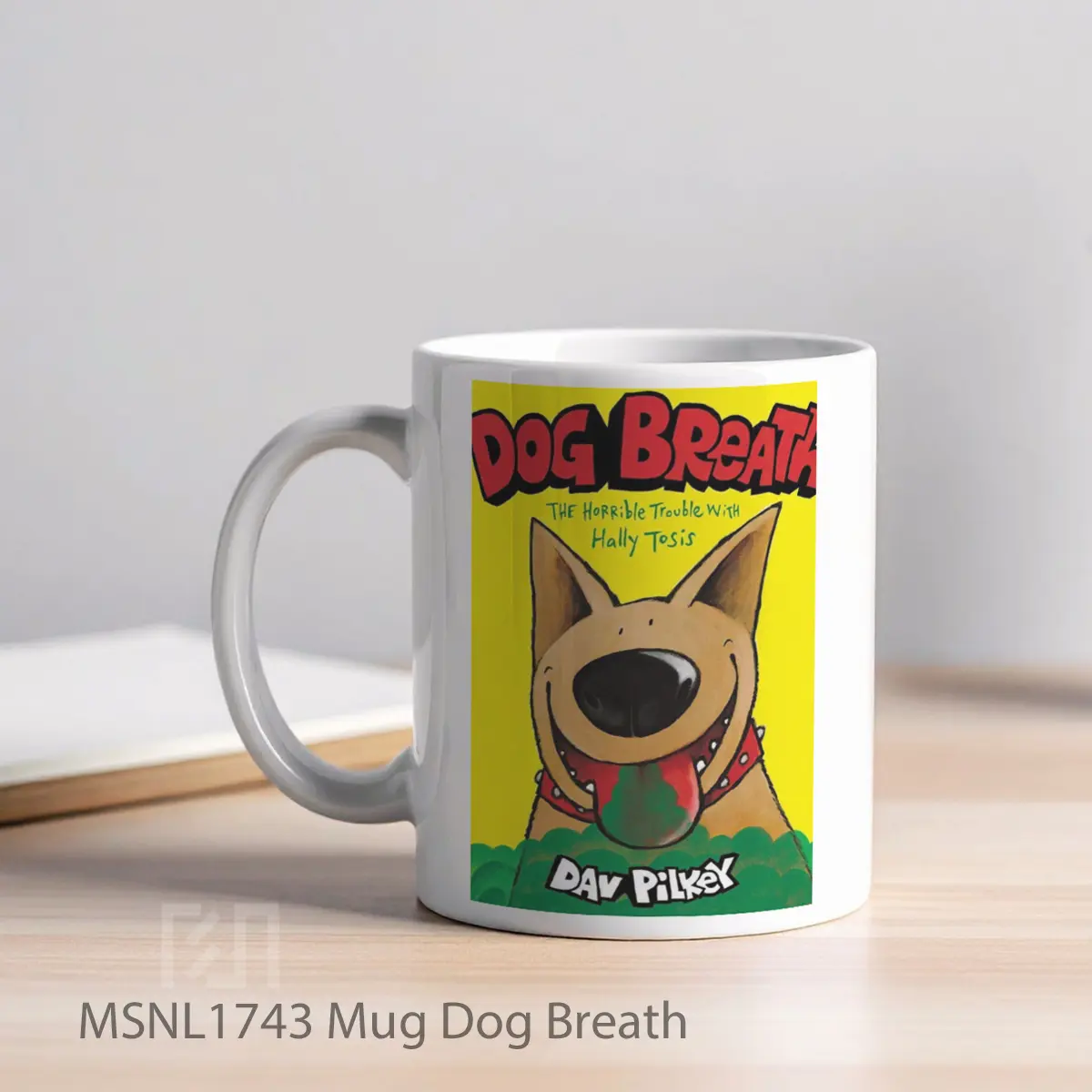 Mug Dog Breath Gelas Keramik Tema Film MSNL1743 - Tampak Kiri