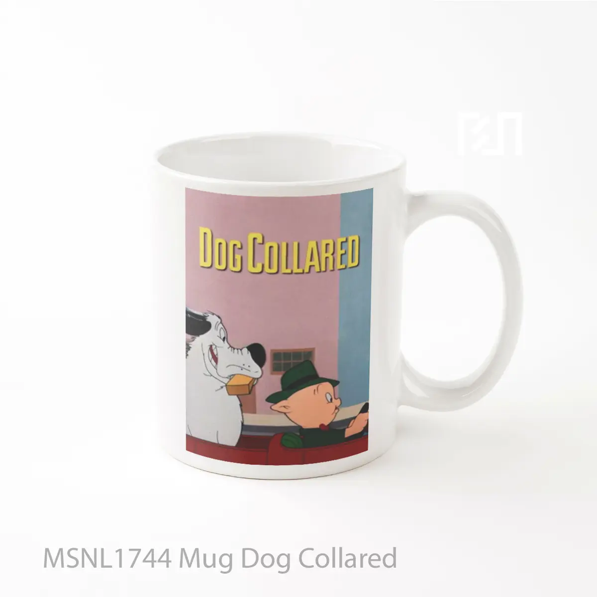 Mug Dog Collared Gelas Keramik Tema Film MSNL1744