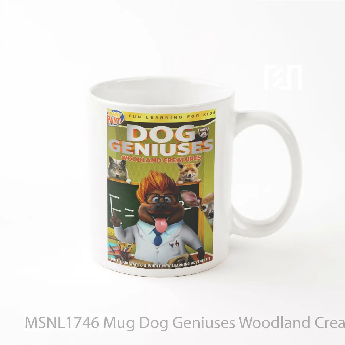 Mug Dog Geniuses Woodland Creatures Gelas Keramik Tema Film MSNL1746