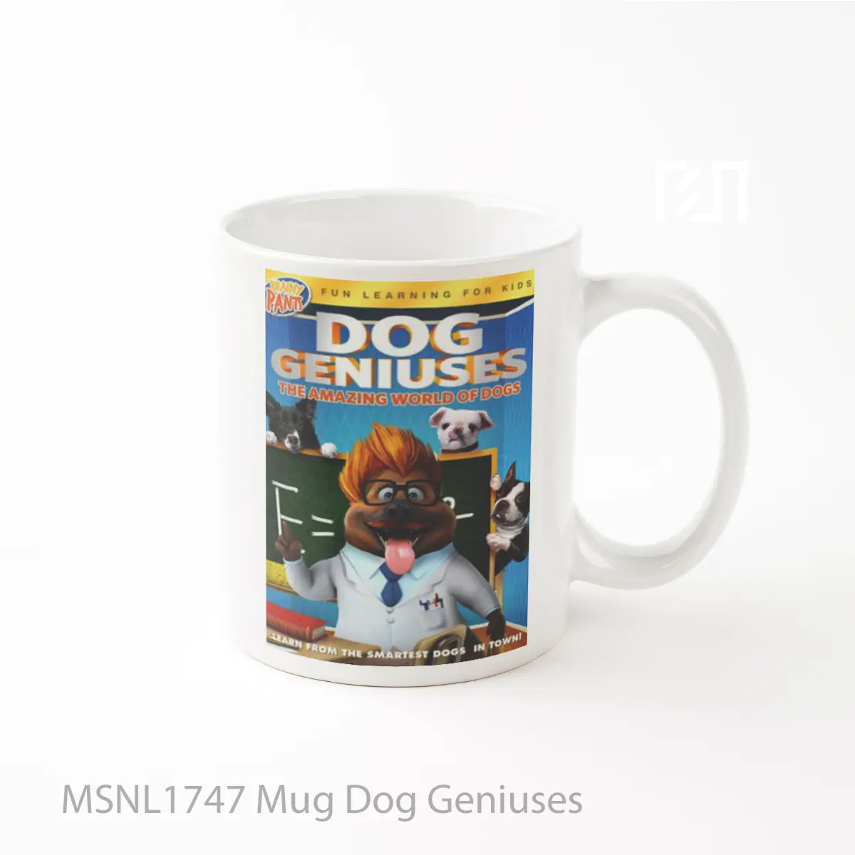 Mug Dog Geniuses Gelas Keramik Tema Film MSNL1747