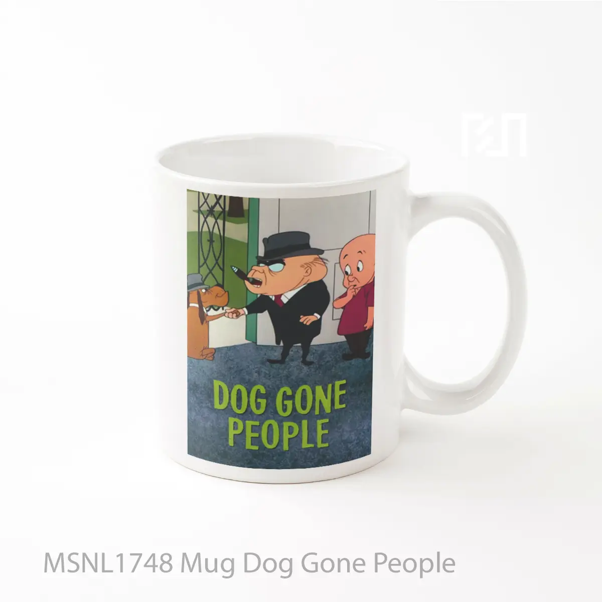 Mug Dog Gone People Gelas Keramik Tema Film MSNL1748
