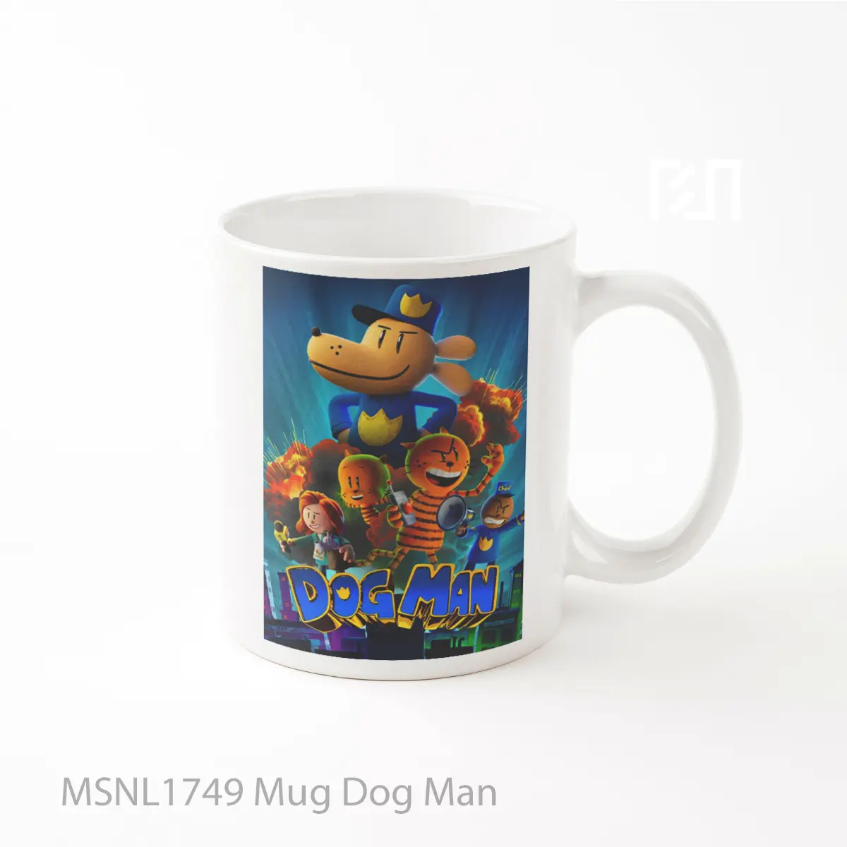 Mug Dog Man Gelas Keramik Tema Film MSNL1749